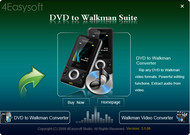 4Easysoft DVD to Walkman Suite screenshot